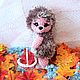 Ежик мягкие иголки. Мягкие игрушки. Toys-by-panda. Ярмарка Мастеров.  Фото №4