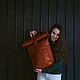 Backpack leather UNISEX DETROIT, Backpacks, Volgograd,  Фото №1
