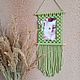 Заказать Фоторамки панно макраме комплект 2 шт. macrame_anastasiya. Ярмарка Мастеров. . Фоторамки Фото №3