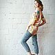Asymmetric blouse ' Italianate'. T-shirts. Alexandra Maiskaya. Online shopping on My Livemaster.  Фото №2