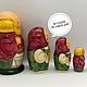 Матрёшка «семейка» 5 мест №6. Матрешки. matreshka.sp. Интернет-магазин Ярмарка Мастеров.  Фото №2