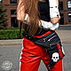 Order Genuine leather hip belt bum waist bag. Lollypie - Modiste Cat. Livemaster. . Waist Bag Фото №3