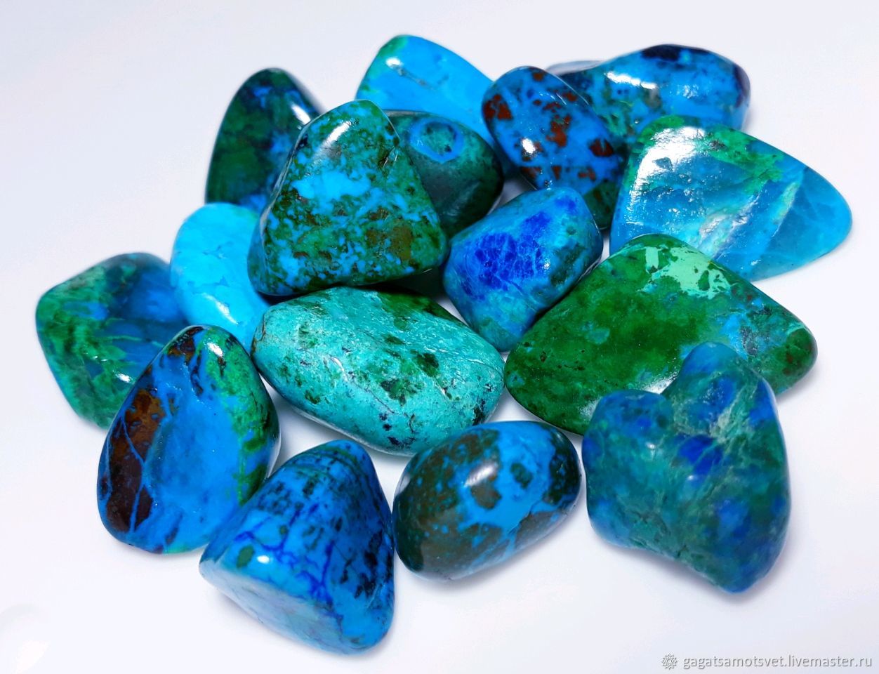 Shattuckite, malachite, chrysocolla, cuprite. Namibia, Minerals, St. Petersburg,  Фото №1
