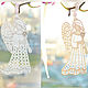 Angel with candles pendant for luck embroidered souvenir. Suspension. materials for creative Anna Sintez. Online shopping on My Livemaster.  Фото №2