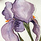 Painting 'Iris and similar to it' watercolor (flowers). Pictures. Nadezda Perova. My Livemaster. Фото №5