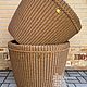 Кашпо из ротанга 200л. Вазоны садовые. Rattancachepot. Интернет-магазин Ярмарка Мастеров.  Фото №2