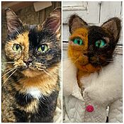 Куклы и игрушки handmade. Livemaster - original item Portrait Pet Toy Cat. Handmade.