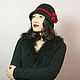 Velour cloche hat ' Carmen'. Hats1. Novozhilova Hats. Online shopping on My Livemaster.  Фото №2