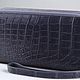 Клатч из кожи крокодила на двух молниях IMA0002E3. Клатчи. CrocShop товары из экзотической кожи. Интернет-магазин Ярмарка Мастеров.  Фото №2