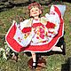 91 Коллекционная фарфоровая кукла в русском стиле Весенняя кадриль. Куклы винтажные. Немецкие куклы и мишки. Ярмарка Мастеров.  Фото №5