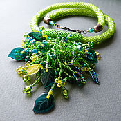 Украшения handmade. Livemaster - original item Necklace made of beads and beads 
