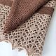 Order Knitted winter shawl made of wool and alpaca, large. KnitLaceDreams. Livemaster. . Shawls Фото №3