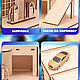 Заправка-гараж для машинок, 30*9*21 см. Игровые наборы. Masterskaya-kubigrad. Ярмарка Мастеров.  Фото №4