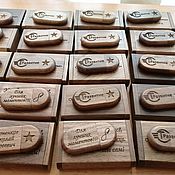 Сувениры и подарки handmade. Livemaster - original item Wooden flash drive with engraving (memory card), souvenir. Handmade.