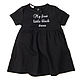Боди-платье маленькое черное "My first little black dress". Платья. Конверты и комплекты на выписку (ilovecarrot). Ярмарка Мастеров.  Фото №6