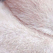 Горжетка из серебристо-черной лисы «С лапками»