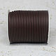 Order Rubber Cord 3mm Brown 50cm Silicone Cord for Necklace. agraf. Livemaster. . Cords Фото №3