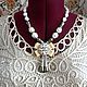 Necklace 'the Marquis' (Baroque pearls, pearls Majorca, Bohemian glass). Necklace. Pani Kratova (panikratova). My Livemaster. Фото №6