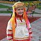Русский народный костюм для девочки. Одежда женская. Хижняк Юлия Николаевна. Ярмарка Мастеров.  Фото №4