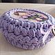 Вязаные шкатулки с деревянным основанием. Шкатулки. Love-of-handwork. Ярмарка Мастеров.  Фото №4