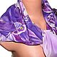 Order Batik handkerchief Mysterious purple. silkstory. Livemaster. . Shawls1 Фото №3