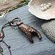 Кулон Медный Клешня. Кулон. NadyaBriJewelry. Интернет-магазин Ярмарка Мастеров.  Фото №2