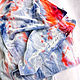 Batik, silk velvet scarves 'Light' and ' Blue», Scarves, Moscow,  Фото №1