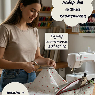 Набор для шитья косметички. . Сумки ручной работы - Ярмарка Мастеров Сумки ручной работы. Ярмарка Мастеров - ручная работа Набор для шитья косметички. Handmade.