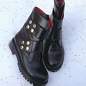 Обувь ручной работы handmade. Livemaster - original item Inlove shoes black/red