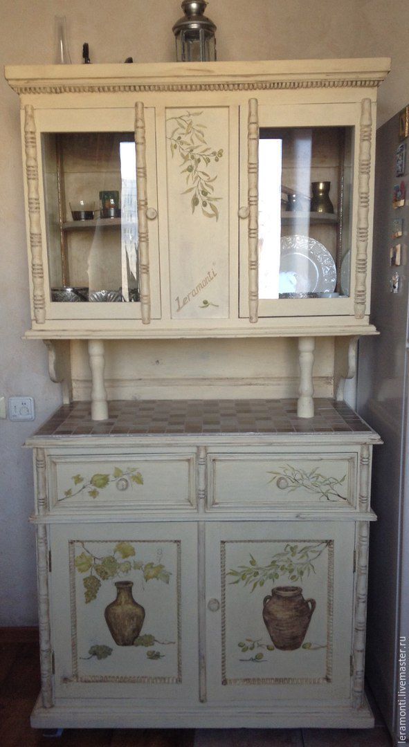 Декупаж Буфета фото 8