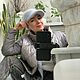 Кепка из ангоры. Кепки. Tesoroforyou. Ярмарка Мастеров.  Фото №6