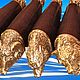 Шампуры для гриля и шашлыка «Лесные звери», рукоять — Венге и латунь. Шампуры. Gift Oasis. Ярмарка Мастеров.  Фото №13