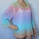 Pullover silk 'rainbow', Pullover Sweaters, Moscow,  Фото №1