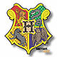 Patches on clothing Hogwarts Coat of Arms chevron patch, Patches, St. Petersburg,  Фото №1
