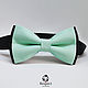 Tie mint Duo / bow tie, mint wedding. Ties. Respect Accessories. Online shopping on My Livemaster.  Фото №2