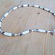 Men's choker made of 925 silver, shells and African glass beads. Chokers. marusjy. My Livemaster. Фото №4