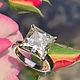  Бриллиант Принцесса. Кольца. Jewelry fashion. Интернет-магазин Ярмарка Мастеров.  Фото №2