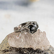 Украшения handmade. Livemaster - original item Silver ring with diopside 