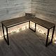 Угловой стол из массива дуба в стиле лофт "Table - 105". Столы. EasyLOFT. Ярмарка Мастеров.  Фото №8