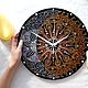 Заказать Часы Мандала Луна и Солнце Мандала - жизни. Волшебное время (ClockShop) Юля ♌. Ярмарка Мастеров. . Часы классические Фото №3