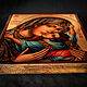 Wooden icon of the Mother of God ' Sweet kiss'. Icons. ikon-art. My Livemaster. Фото №5