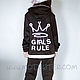 Footer suit 'CIRLS RULE' Art-C004. Sweatshirts and hoodies. ModSister. My Livemaster. Фото №5