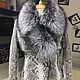 Python skin jacket insulated with silver Fox fur, Outerwear Jackets, Moscow,  Фото №1