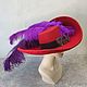 Pirate hat 'Red Jones'. Carnival Hats. Felt Hats Shop. My Livemaster. Фото №4