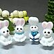 Бусины стеклянные Лэмпворк "Зайчата" стекло lampwork. Бусины. Оксана Искуснова украшения лэмпворк (SOVARTstudio). Ярмарка Мастеров.  Фото №5
