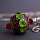 Кулон лэмпворк "Арлекин" lampwork. Подвеска. Arty-Crafty - Лидия Ивченко. Ярмарка Мастеров.  Фото №4