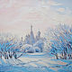 Oil painting Epiphany frosts, Pictures, Rossosh,  Фото №1