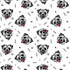 Supplex print 'Pugs', Fabric, Moscow,  Фото №1