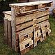 Bar counter made of pallets (pallets), Shelves, Moscow,  Фото №1