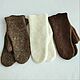 Felted mittens with alpaca, Mittens, Tomsk,  Фото №1